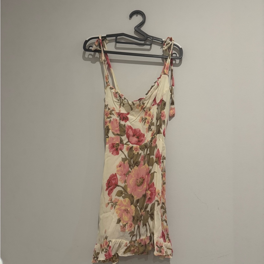 Reformation Floral Sleeveless Dress
